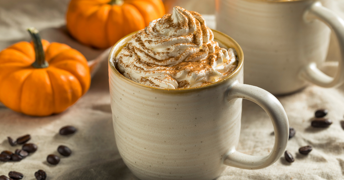 Pumpkin spice latte bebida Starbucks